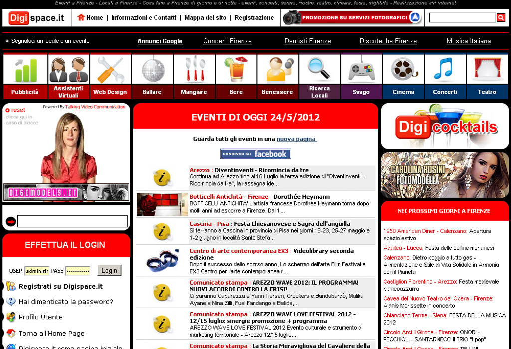 digispace eventi locali concerti teatro firenze