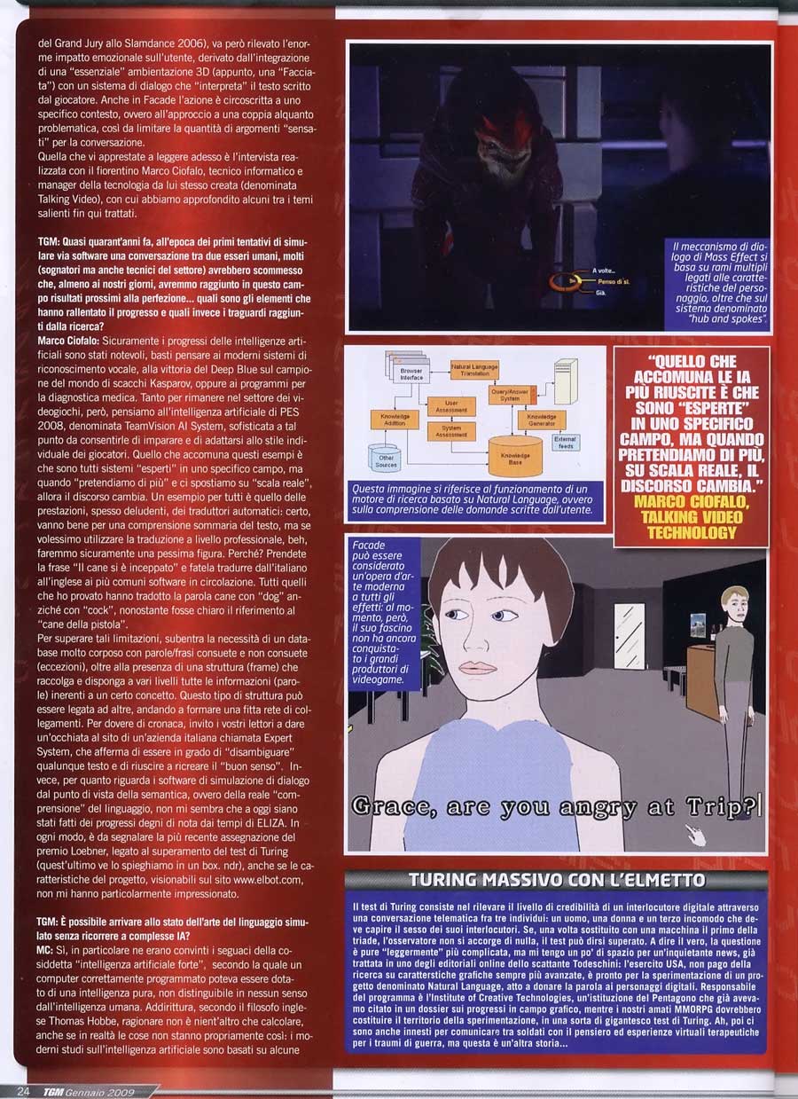 Marco Ciofalo La parola ai Videogames - TGM The Games Machine