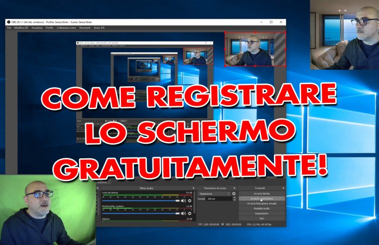 Come registrare lo schermo del computer gratuitamente su Windows 10, macOS, Linux con OBS Studio