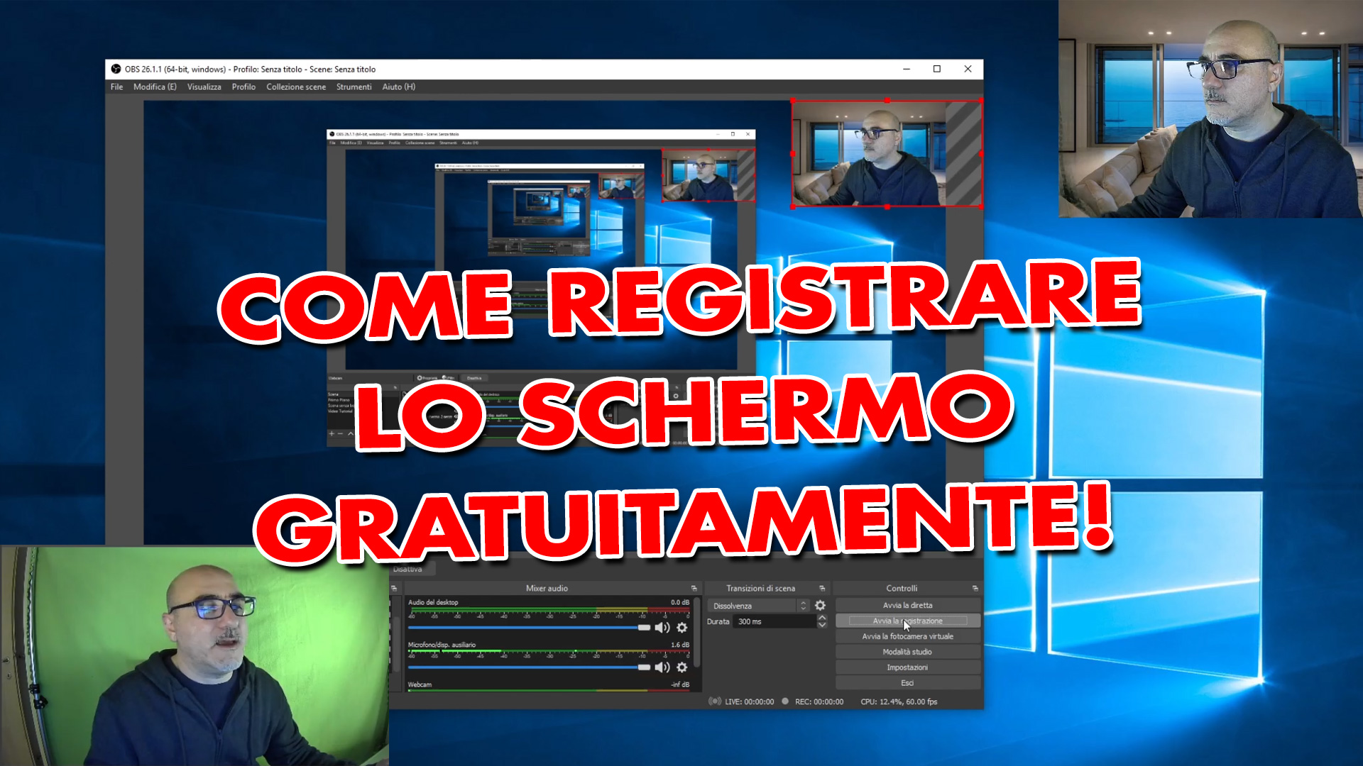 Come registrare lo schermo del computer gratuitamente su Windows 10, macOS, Linux con OBS Studio