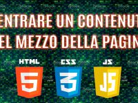Centrare un titolo contenuto dentro ad un div nel mezzo della pagina html