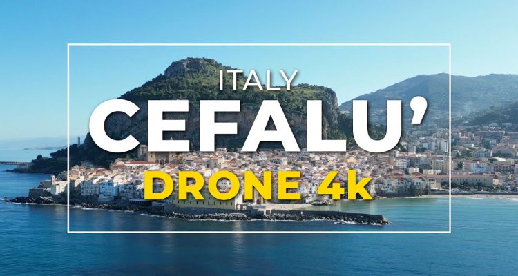Flying over Cefalù Drone Footage 4k