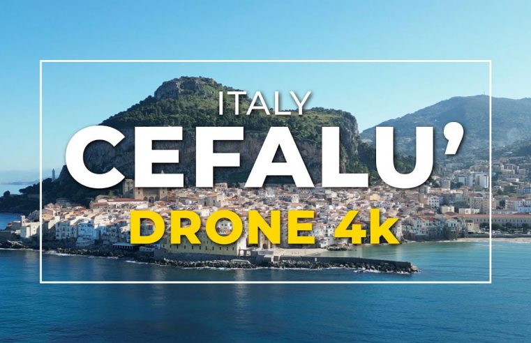 Flying over Cefalù Drone Footage 4k
