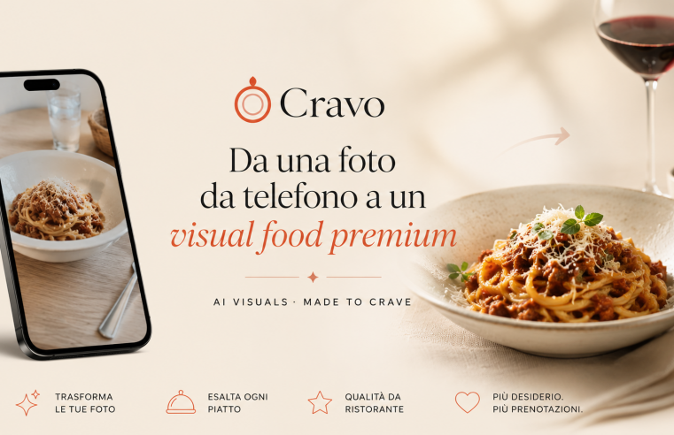 Cravo | Trasformare una foto da telefono in un visual food premium con l’intelligenza artificiale
